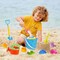 Summer Beach Sand Toy Set for Kids, 15PCS Sand Toys with Beach Bucket, Watering Can, Big Shovel, Rake, Sea Animal Molds Sand Castle Building Kit for Boys, Girls, Toddlers